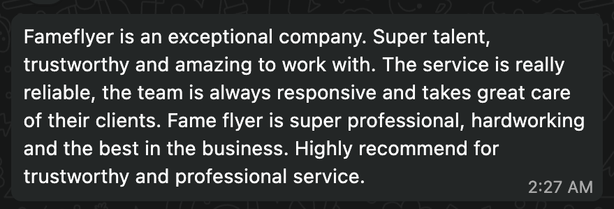 Client review