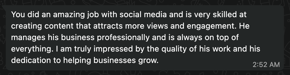 Client review